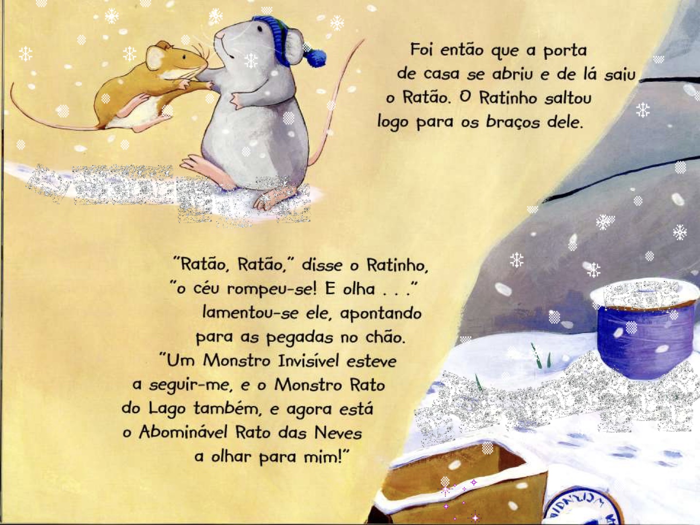 Página do Livro 16 - Livro infantil Uma Noite de Natal ilustrado para ler e imprimir para imprimir
