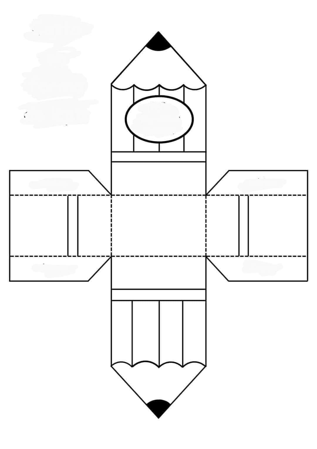 Molde 3 - Moldes de caixas e lembrancinhas pedagógicas para imprimir e montar para imprimir e recortar