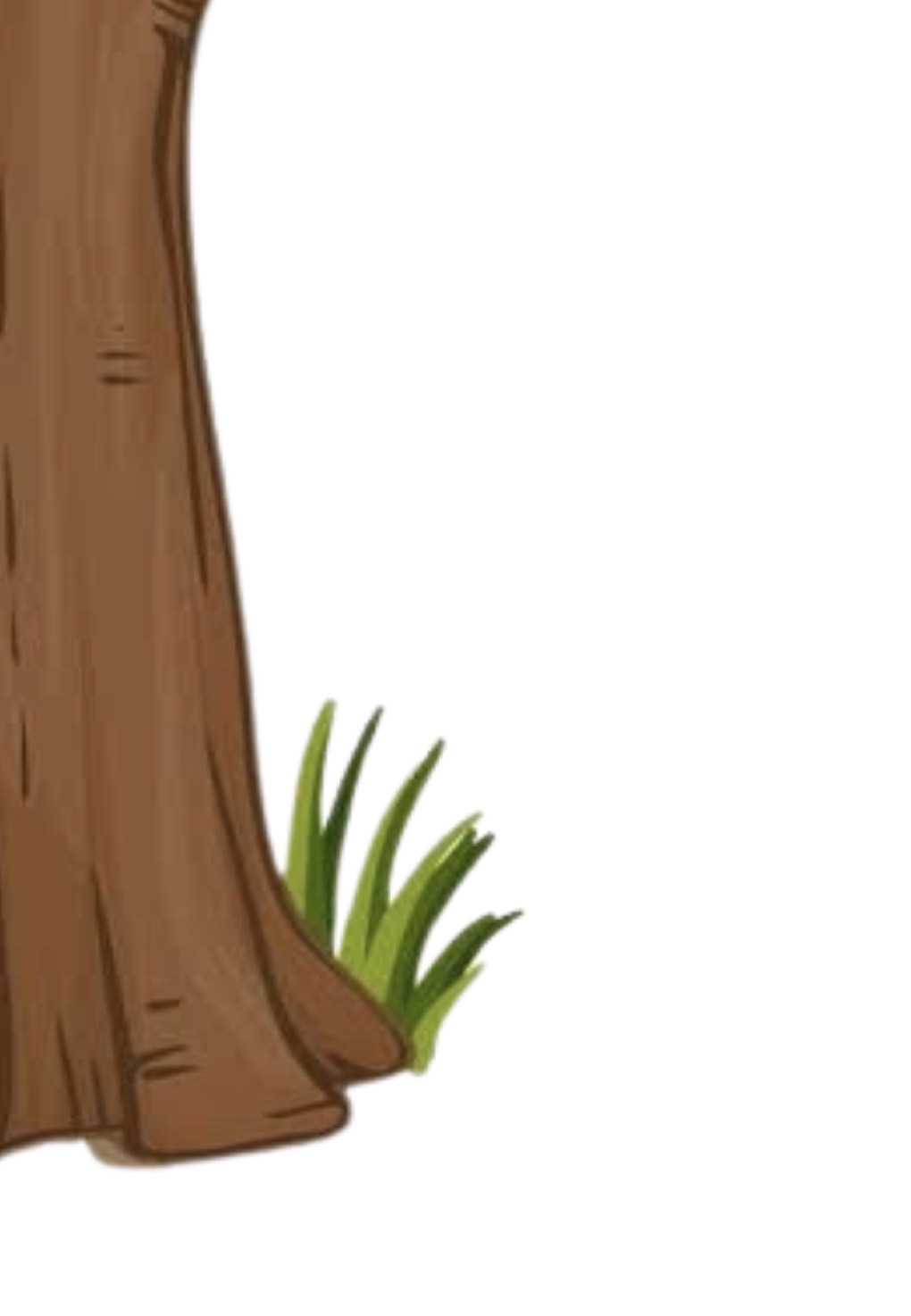Parte do Painel 4 - Painel de árvore em 4 folhas para montar na parede para imprimir para imprimir